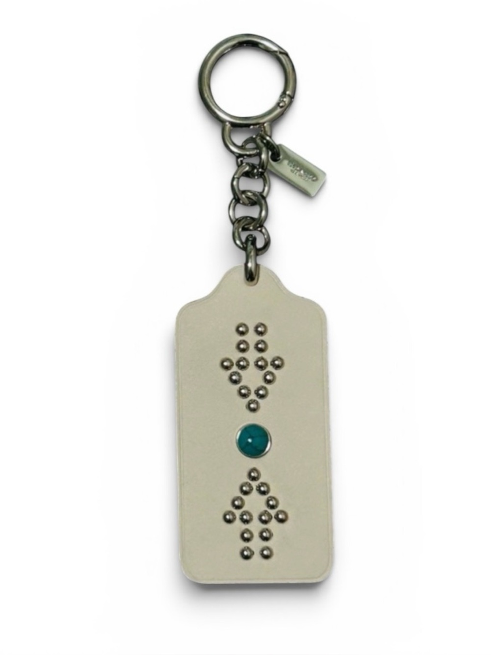COACH Western Rivets Hang Tag Bag Charm